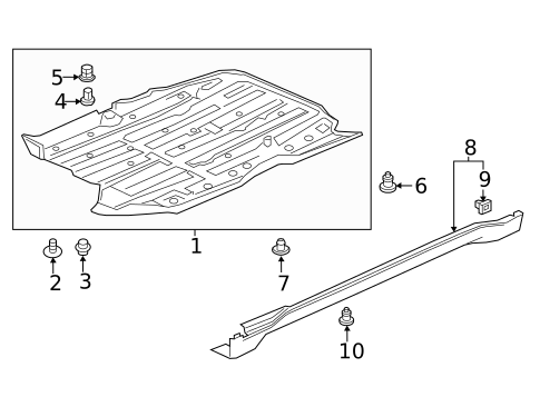 Exterior Trim - Pillars for 2020 Honda HR-V #0