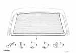 82119430228 - Retrofitting / Conversion / Accessories: Supplementary Set Sun Blind for BMW: 525i, 530i, 535i, 540i, 735i, 735iL, 740i, 740iL, 750iL, M5 3.6 Image image