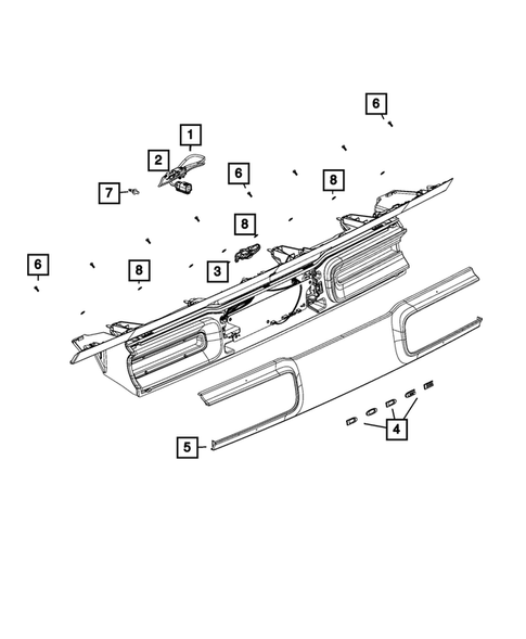 Lamps-Interior and Exterior for 2015 Dodge Challenger #4