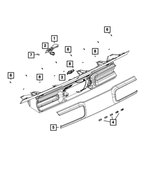 68233033AA - Electrical: Deck Lid Release Switch for Mopar Image