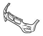 51117453566 - Body: Bumper Cover for BMW: X1 Image