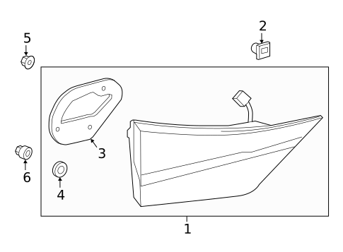 Backup & Tail Lamps for 2016 Lexus LX570 #0