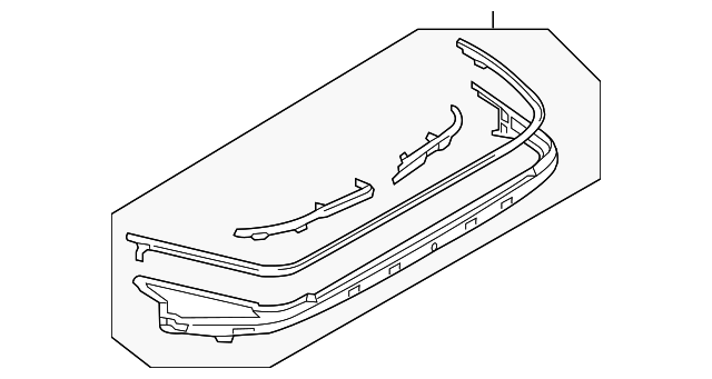 N243-R1-750H - Mold Beltline Rear - 2016-2025 Mazda MX-5 Miata