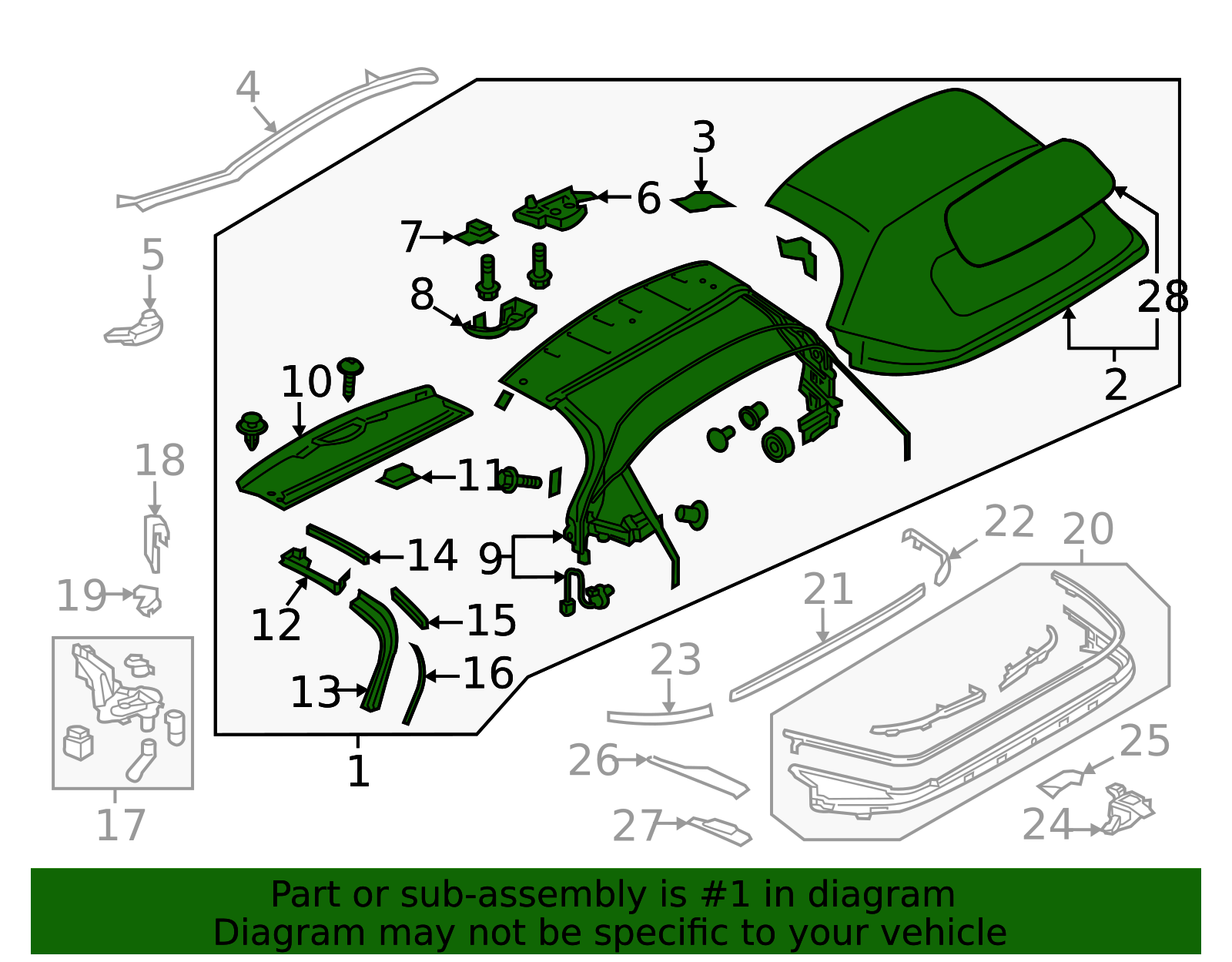 N314-R1-020B-12 - Top Assembly 2016-2022 Mazda MX-5 Miata | Mazda