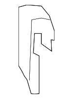 N243R1721A - Body: Side Weather-strip for Mazda Image