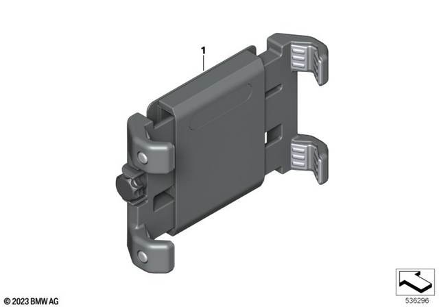 65905A9A4A7 - Audio, Navigation, Information Systems: Smartphone-Cradle -  for BMW-Motorrad Image image