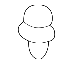 MB547806 - Body: Bumper Cover Clip for Mitsubishi Image