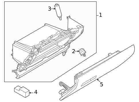 前田ページ Glove Box for 2024 Mazda CX-90 | OEM Parts Online