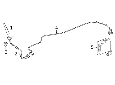 Antenna & Radio for 2015 Honda CR-V #0