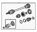 9P1407271B - Front Drive Axle: Axle Assembly for Porsche: 911 Image