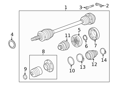 Drive Axles for 2008 Porsche 911 #2