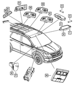 1WZ96HDAAC - Electrical: Reading Lamp for Mopar Image image