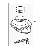2974300700 - Body: Brake Master Cylinder Reservoir for Mercedes-Benz Image