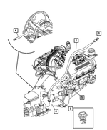 53013578AF - Automatic Transmission 5 Speed [DGJ]: Transmission Oil Filler Tube for Mopar Image