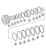 52107938AA - Automatic Transmission 5 Speed [DGJ]: Transmission Seal for Mopar Image