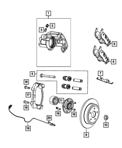 Rear Brakes for 2024 Jeep Grand Cherokee #0