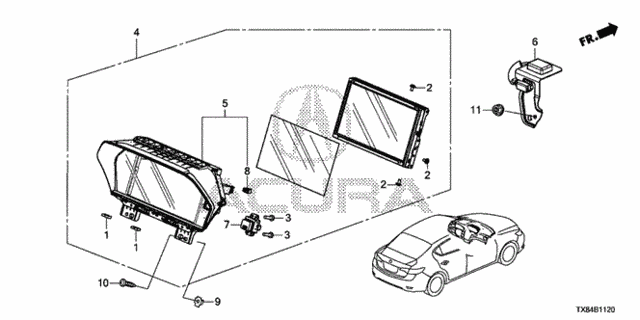 Navigation System for 2013 Acura ILX #0
