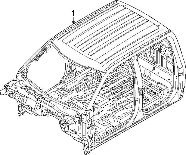 PC3Z26001B24A - Body: Cab for Ford: F-250 Super Duty, F-350 Super Duty, F-450 Super Duty Image