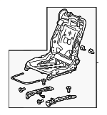 81126SZTA01 - : Seat Frame for Honda: CR-Z Image