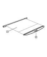 6JZ04BD3AA - Interior Trim: Cargo Cover Handle Kit for Mopar Image