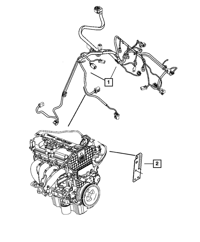 « 4795736AE – Electrical : Moteur Cablage pour Mopar Image »