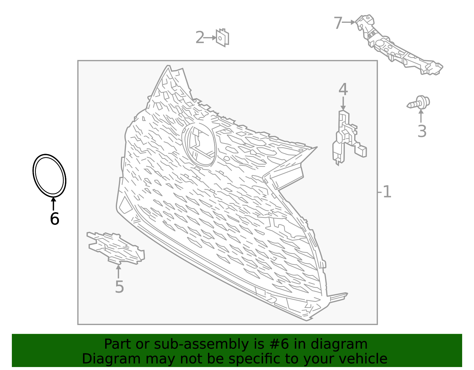 90975-A2021 - 2021-2024 Lexus - Emblem | My L Parts