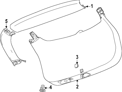 Interior Trim for 2024 Chevrolet Equinox EV #0
