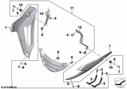 Rear Wheel Cover, License Plate Bracket for 2014 BMW-Motorrad S 1000 R #0
