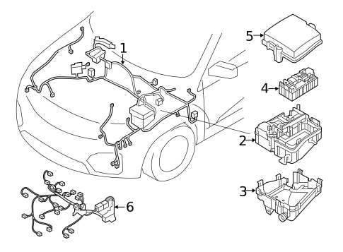 Wiring Harness for 2016 Kia Sorento #0