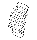 81190TZ5A01 - Body: Lumbar Support for Honda: Passport, Ridgeline Image