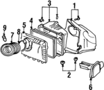 2133428 - Engine: ACDelcoâ„¢ Air Mass Sensor for GM Image