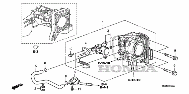Throttle Body for 2012 Honda Fit #0
