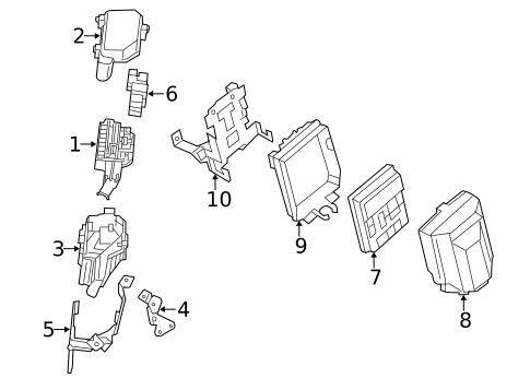 Fuse & Relay for 2016 INFINITI QX60 #3