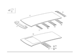 1246511016 - Roof: Reinforcement for Mercedes-Benz Image