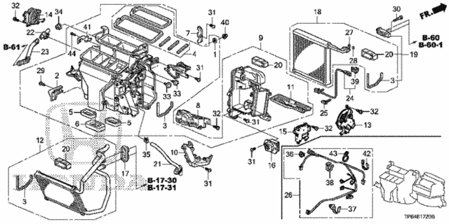 Heater Unit for 2012 Honda Crosstour #0