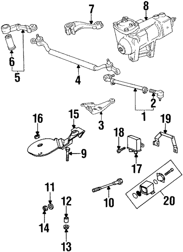 32101133077 - : Gear Assembly Nut for BMW: 840Ci, 850Ci, 850CSi, 850i Image