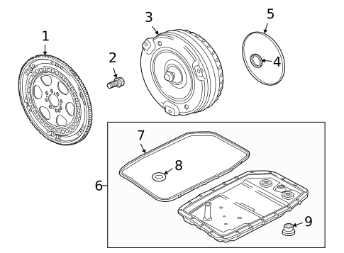 Transmission Components for 2020 Jaguar F-Type #1