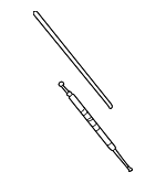 MZ693017 - Body: Advantage Selectâ„¢ Wiper Blade,Passenger - TRICO PRODUCTS CORPORATION for Mitsubishi: 3000GT, Diamante, Eclipse, Mirage, Montero, Montero Sport Image