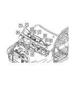 68800063AA - Electrical: Windshield Wiper Motor And Linkage for Mopar Image