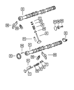 4781681AA - Engine 2.4L Four Cylinder: Intake Camshaft for Mopar Image