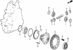 41321PL3T00 - Transmission - Automatic: SHAFT, PINION for Honda Image