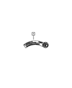 68229417AA - Labels: Space Saver Spare Warning Label for Mopar Image