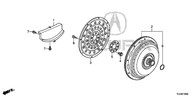 Torque Converter for 2014 Acura TSX #0