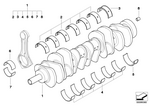 11217526714 - Engine: Bearing Shell Violet for BMW Image