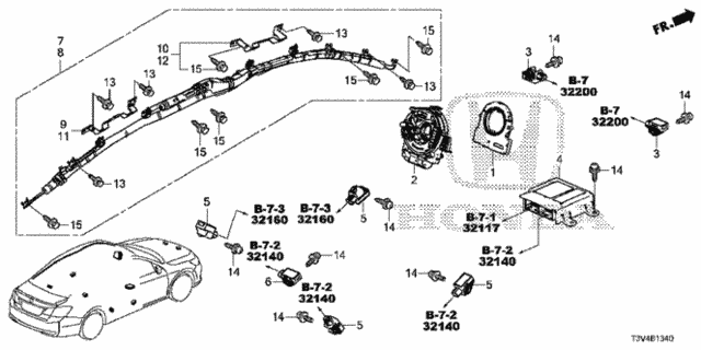 SRS Unit for 2014 Honda Accord #0