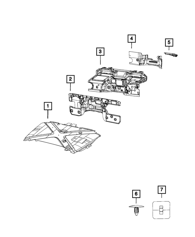 « 5108300AA – Interior Trim : Tablier Insonorisant pour Mopar Image »