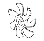 38611RJAJ01 - : Fan Blade for Acura: RL Image