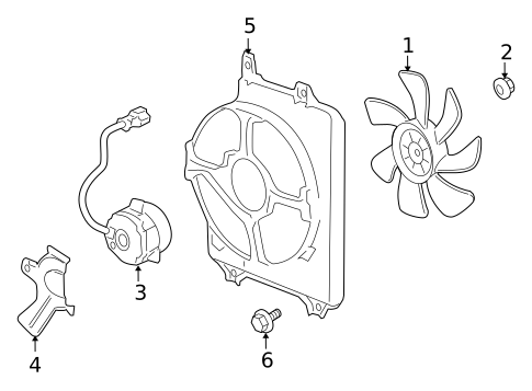 Condenser Fan for 2010 Acura RL #0