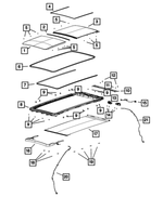 68299687AA - : Sunroof Drain Hose, Left for Mopar Image