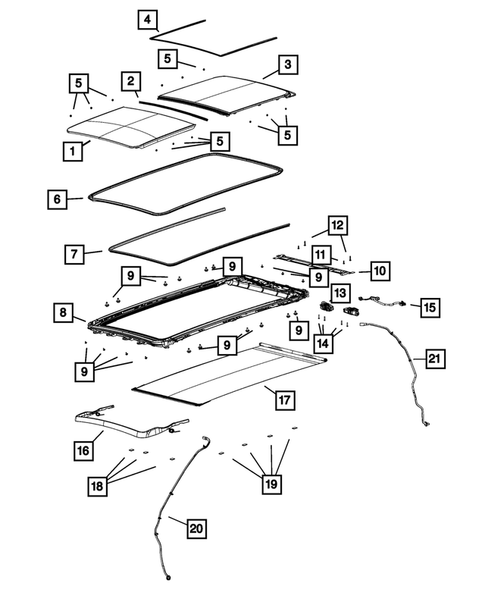 Sunroof for 2019 Ram 1500 #0